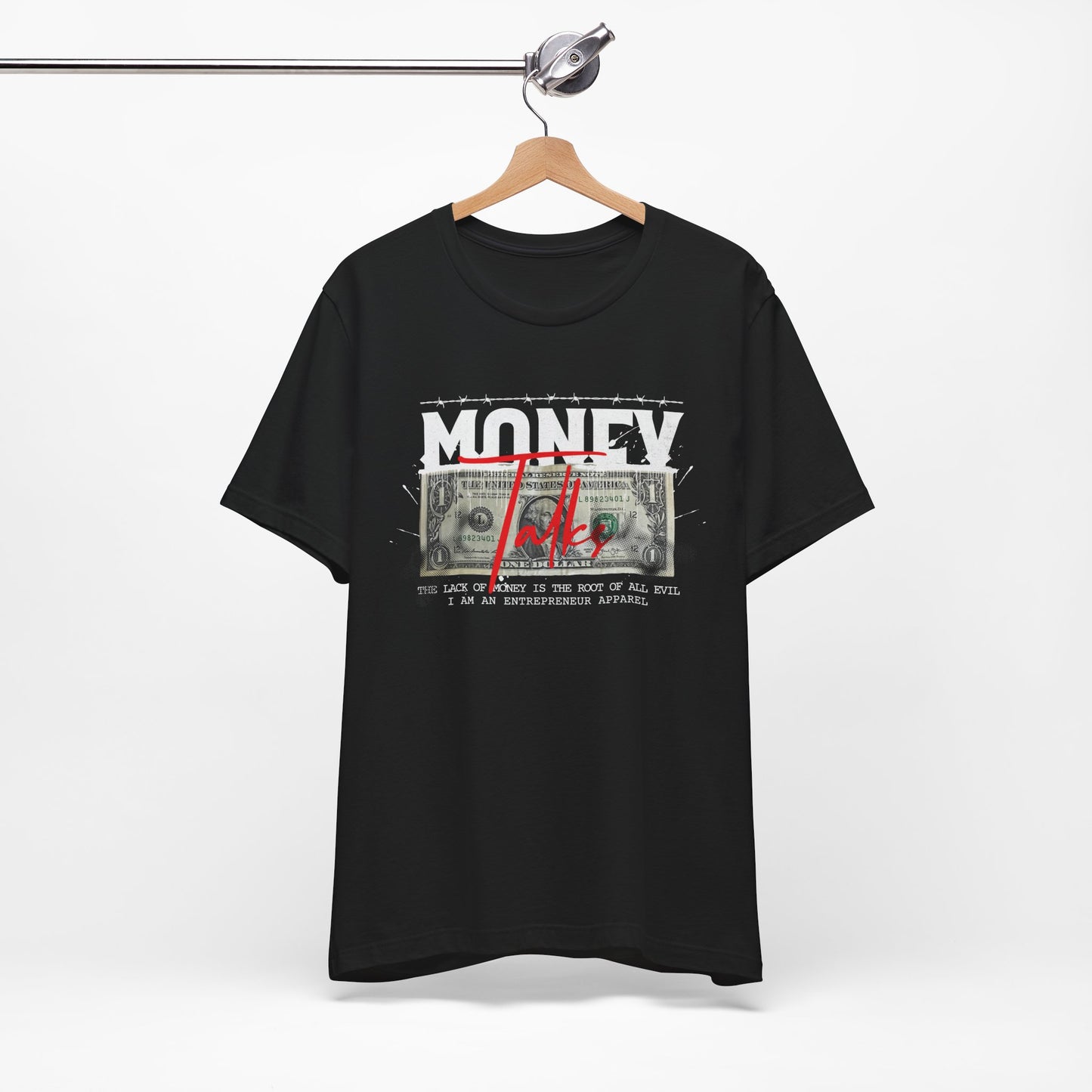Money Talks Unisex Jersey Short Sleeve Tee (Summer)