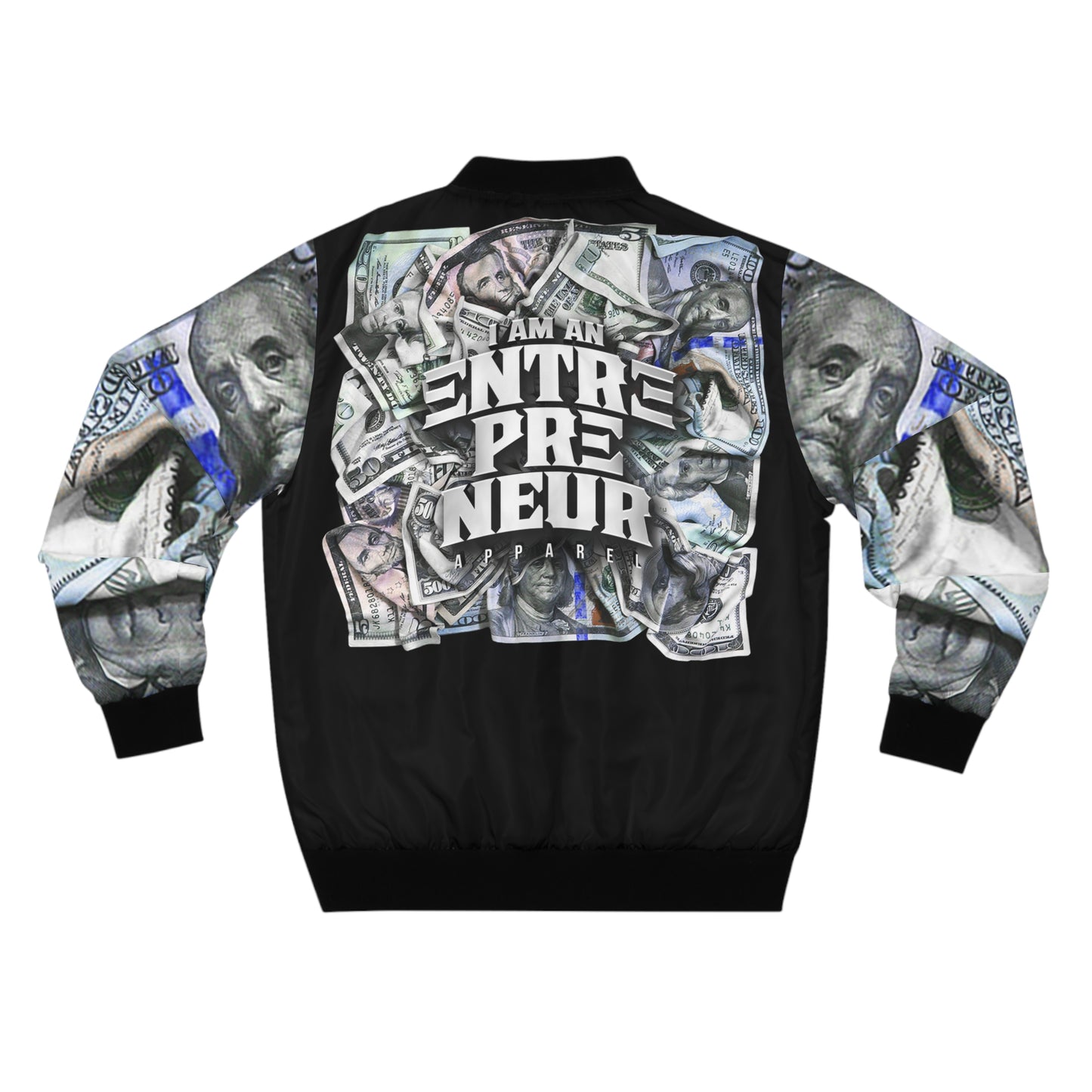 Entrepreneur Money AOP Bomber Jacket