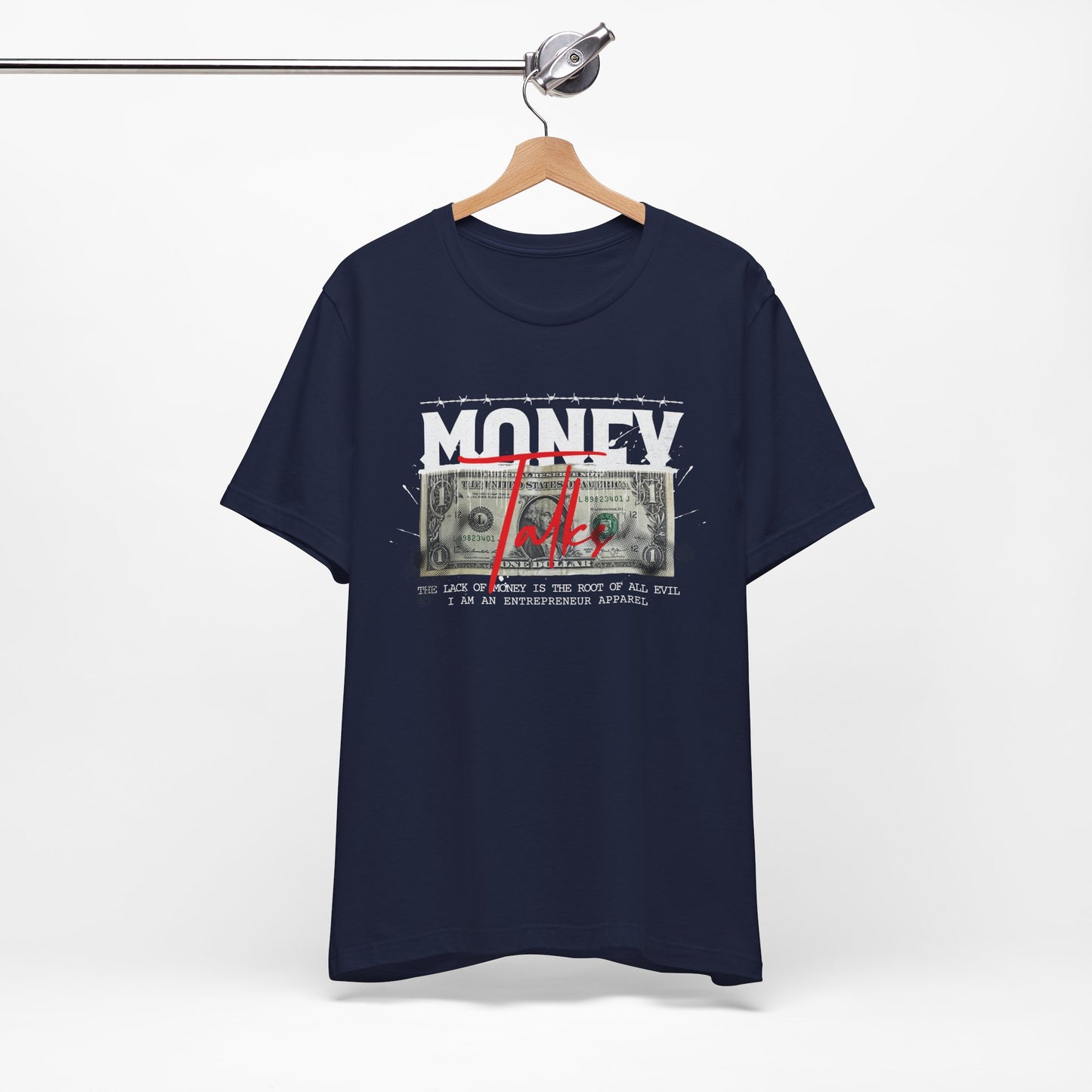 Money Talks Unisex Jersey Short Sleeve Tee (Summer)