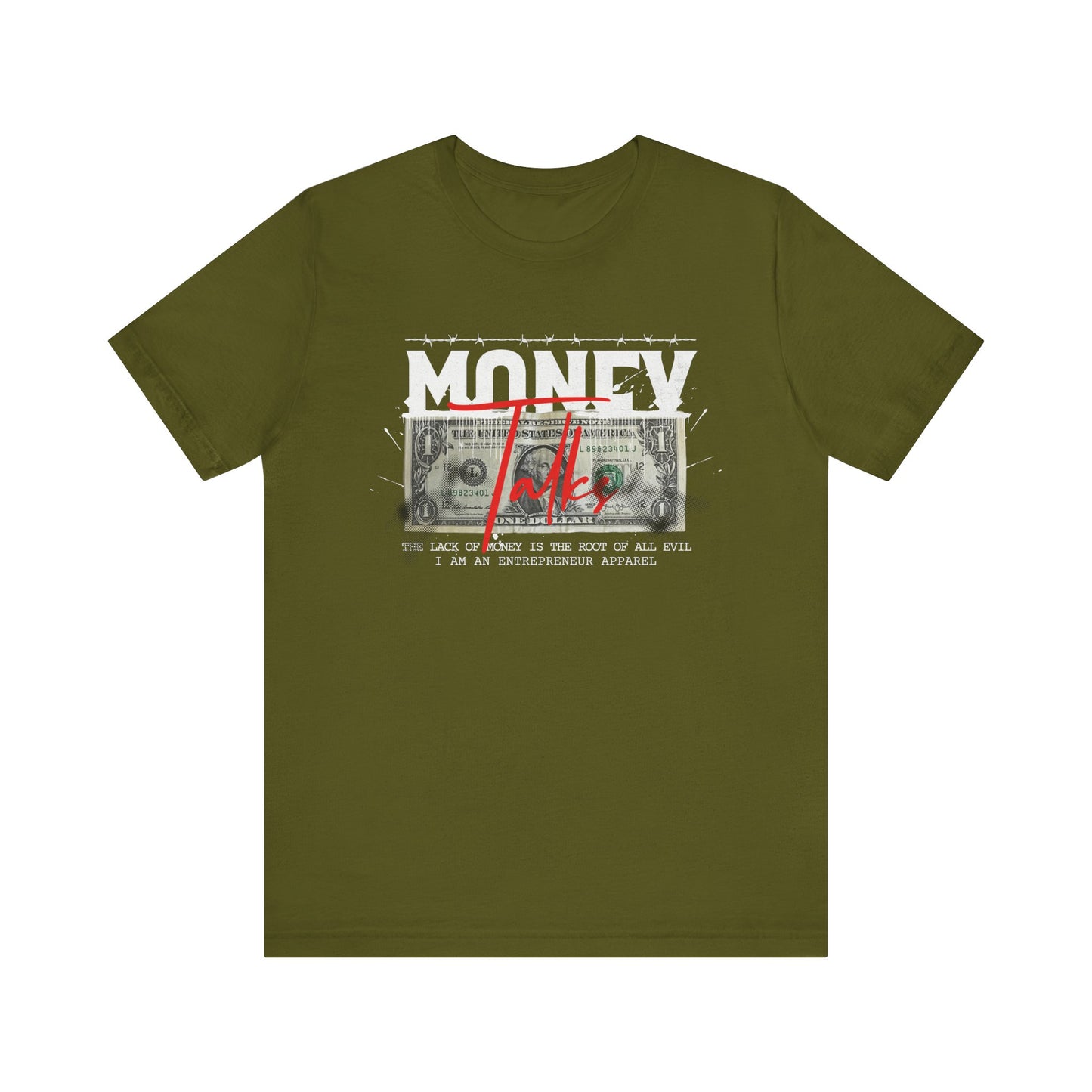 Money Talks Unisex Jersey Short Sleeve Tee (Summer)