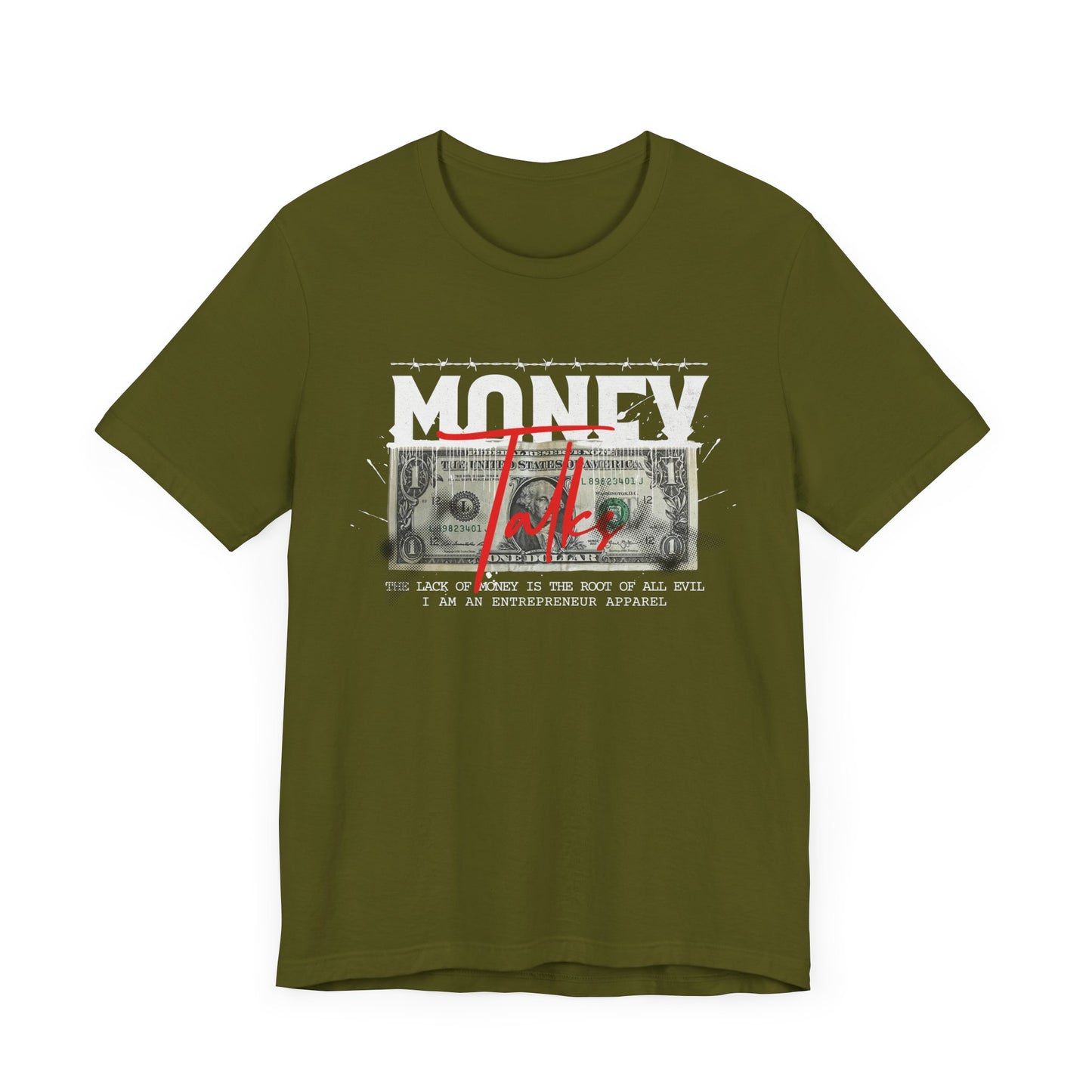 Money Talks Unisex Jersey Short Sleeve Tee (Summer)