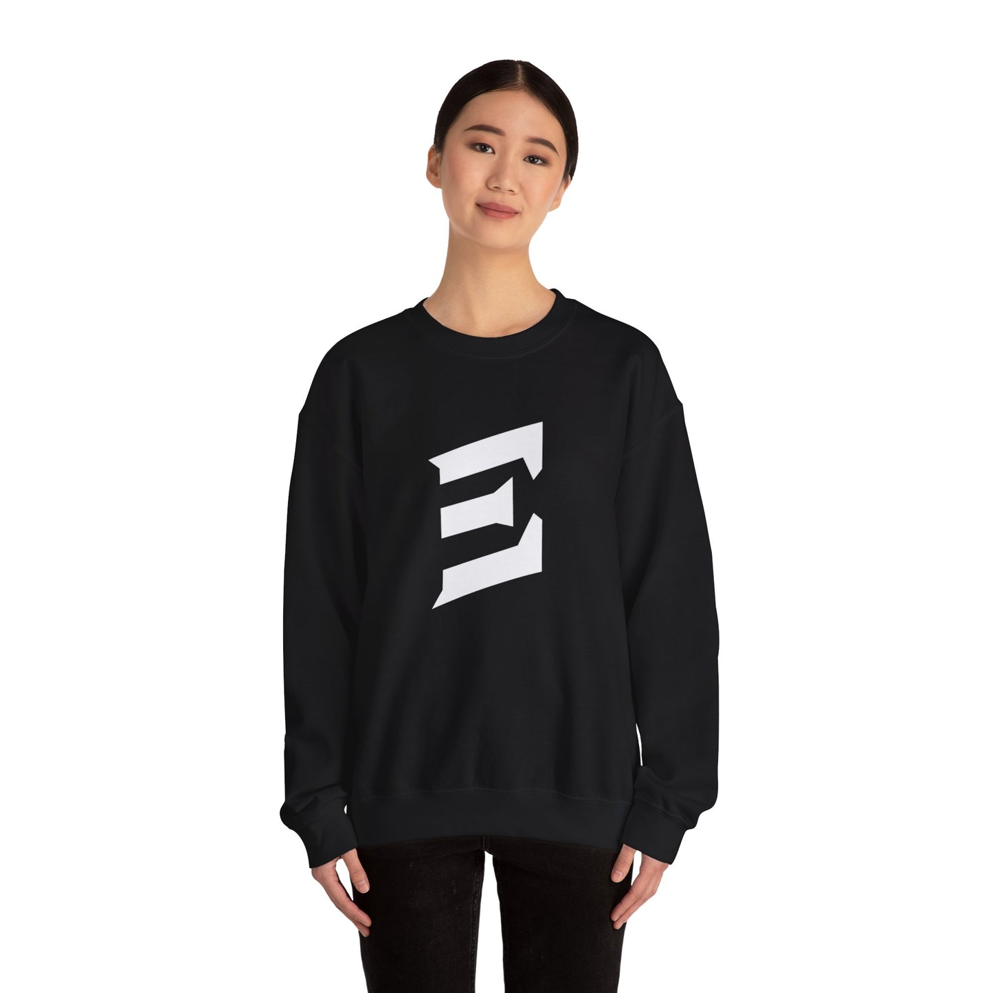 New E Logo Unisex Heavy Blend™ Crewneck Sweatshirt