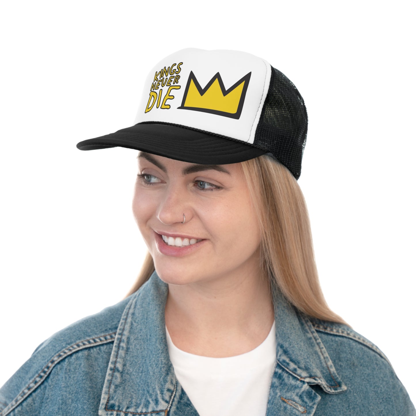 Kings Never Die Trucker Caps