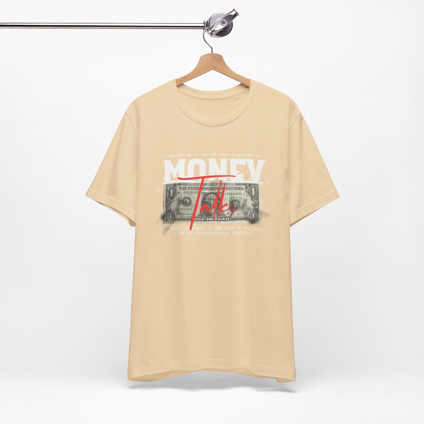 Money Talks Unisex Jersey Short Sleeve Tee (Summer)