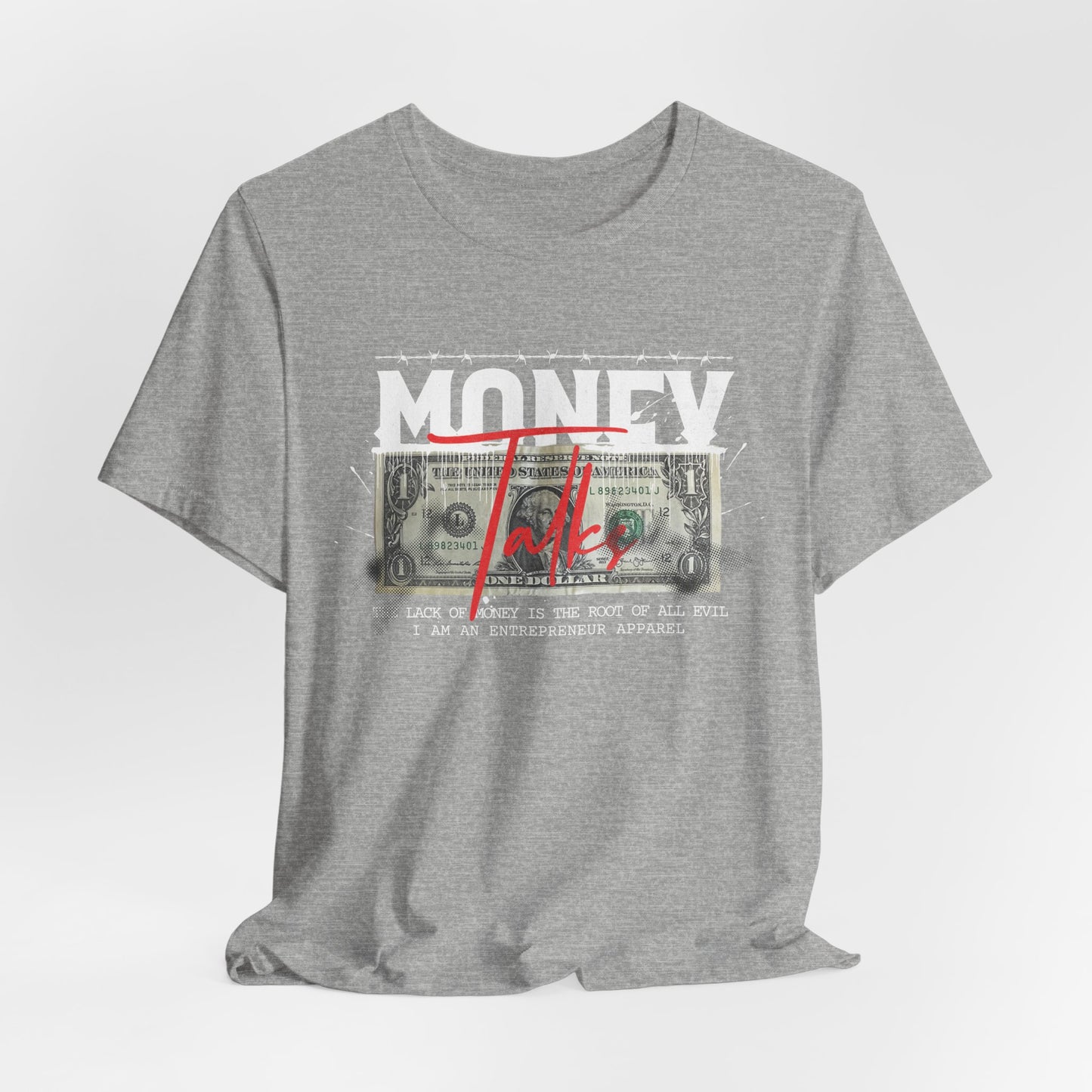 Money Talks Unisex Jersey Short Sleeve Tee (Summer)