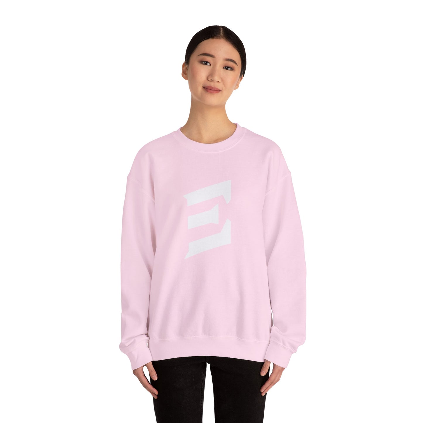 New E Logo Unisex Heavy Blend™ Crewneck Sweatshirt