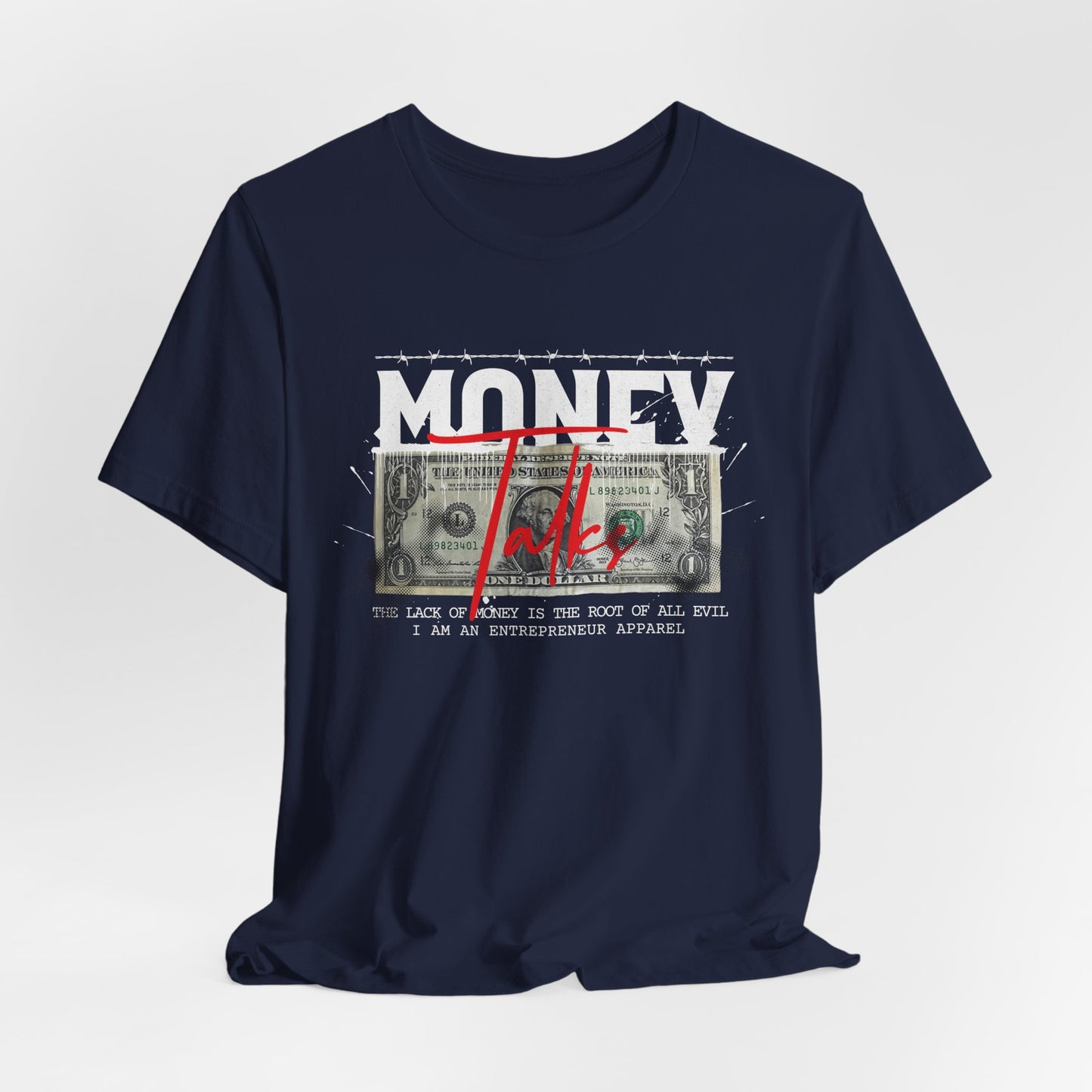 Money Talks Unisex Jersey Short Sleeve Tee (Summer)