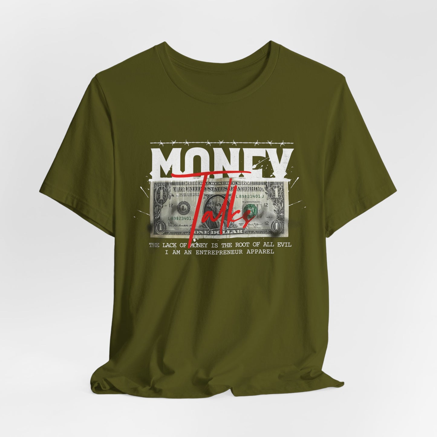 Money Talks Unisex Jersey Short Sleeve Tee (Summer)
