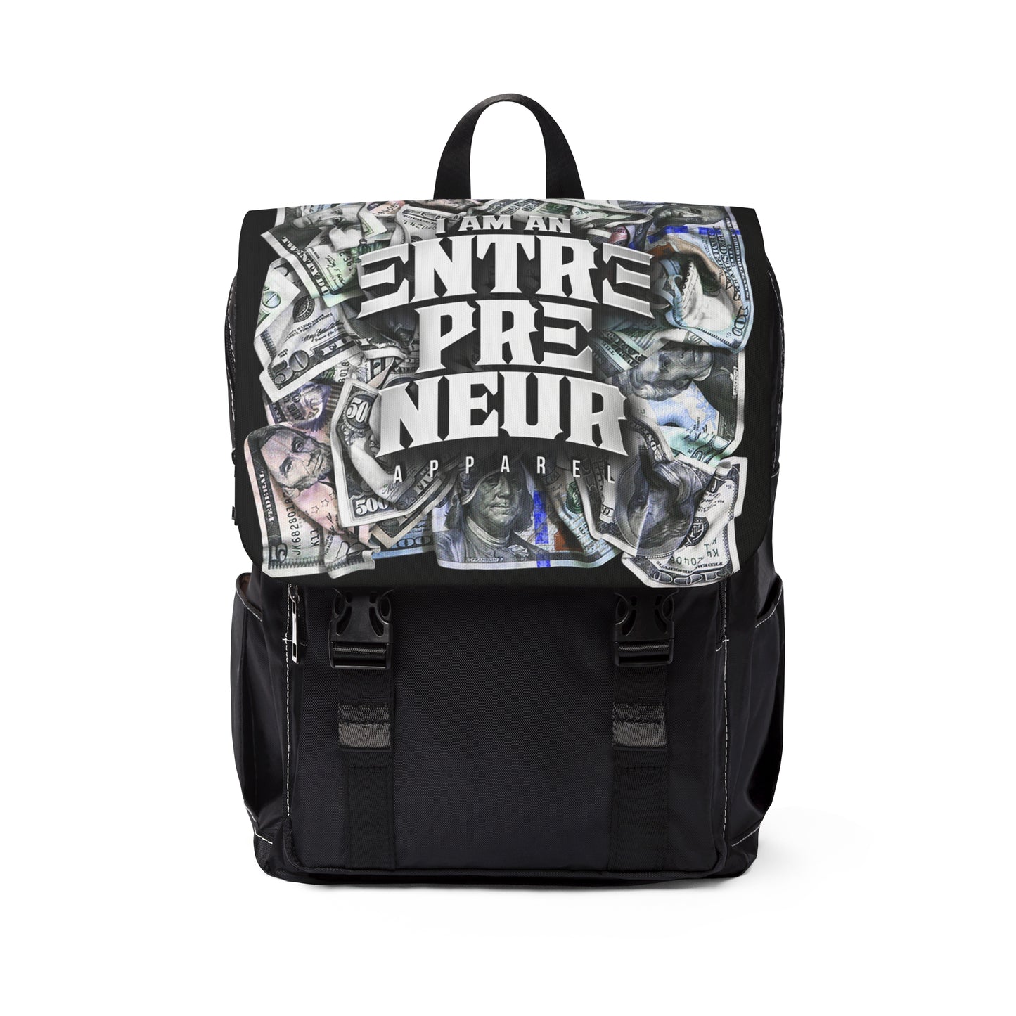 Entrepreneur Money Unisex Casual Shoulder Backpack