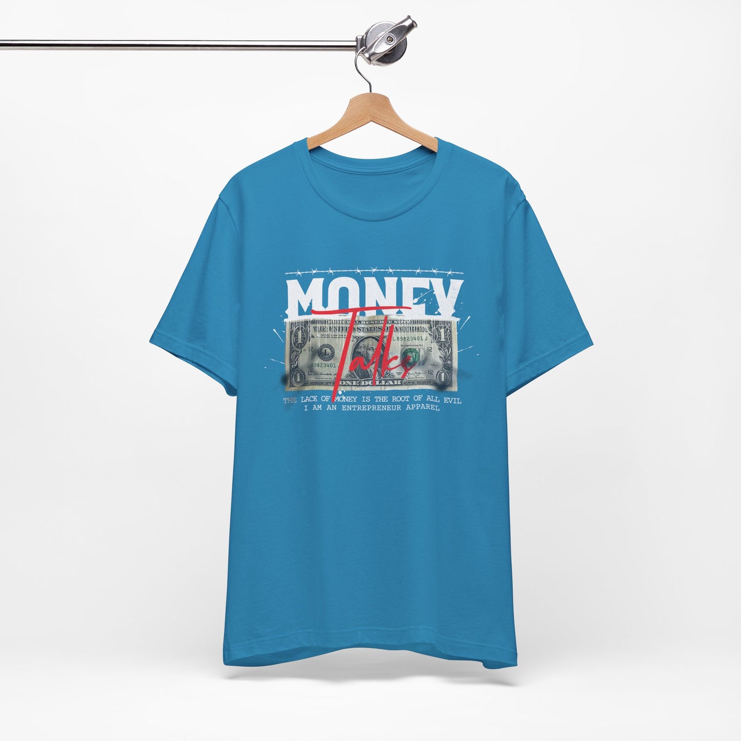 Money Talks Unisex Jersey Short Sleeve Tee (Summer)