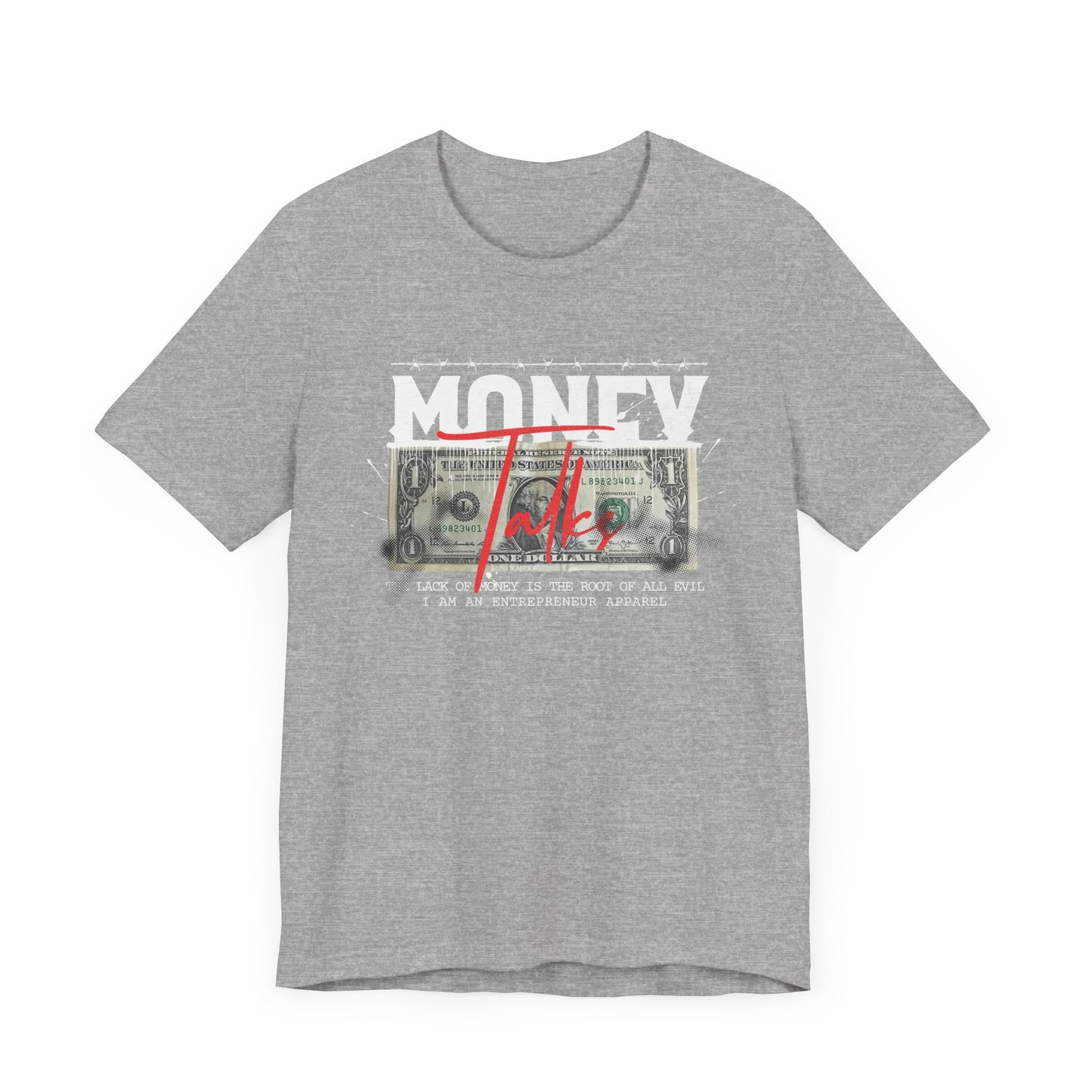 Money Talks Unisex Jersey Short Sleeve Tee (Summer)