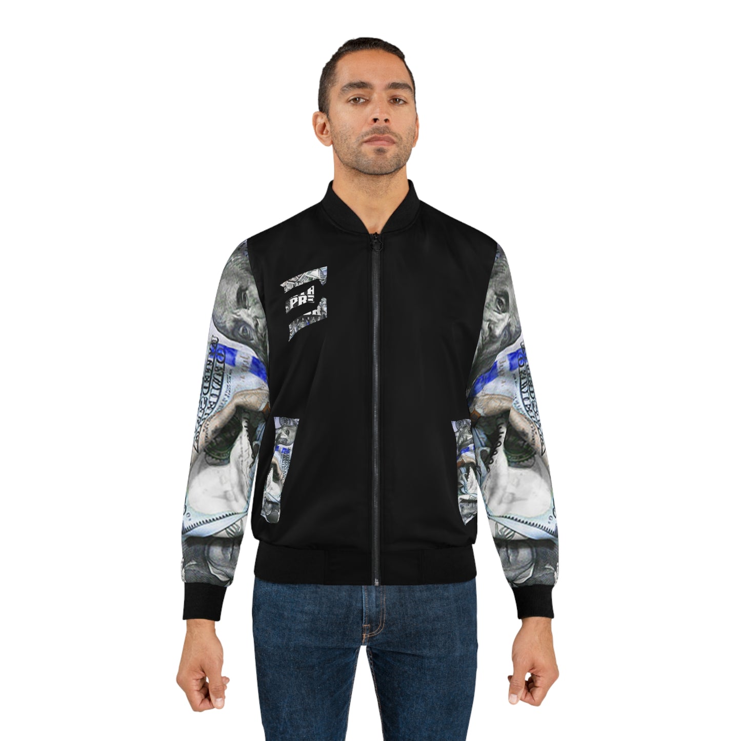 Entrepreneur Money AOP Bomber Jacket