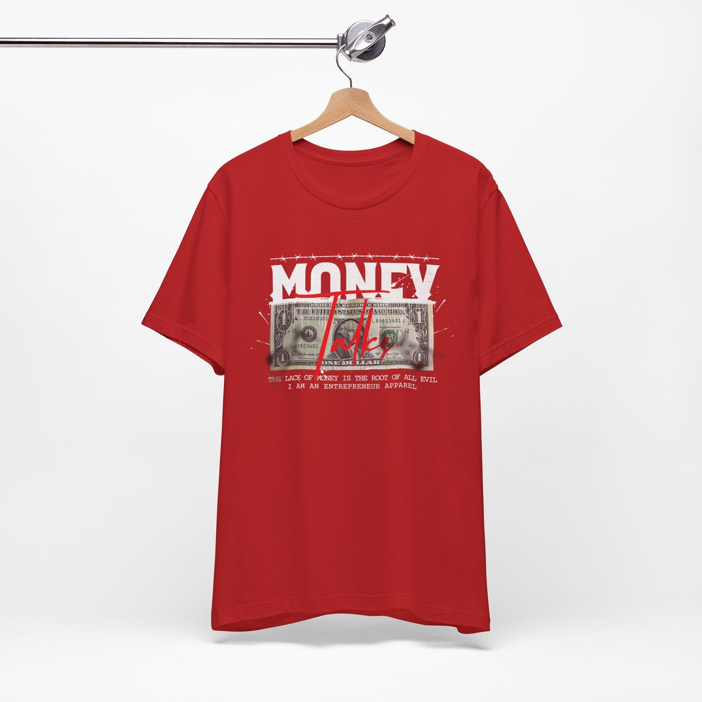 Money Talks Unisex Jersey Short Sleeve Tee (Summer)