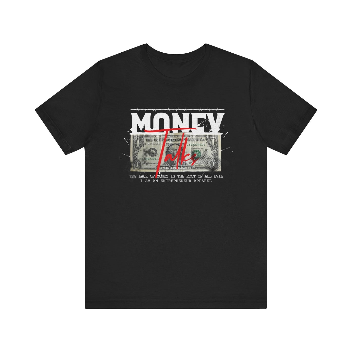 Money Talks Unisex Jersey Short Sleeve Tee (Summer)