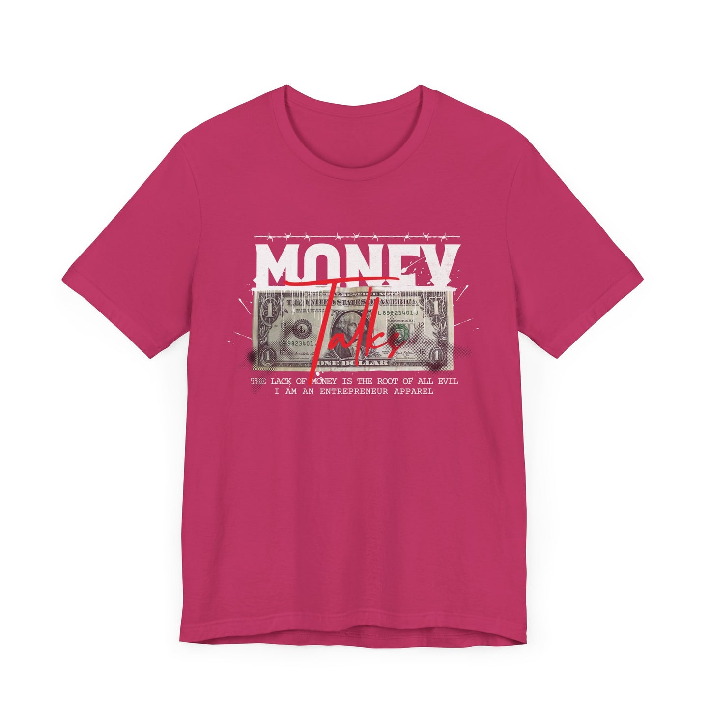 Money Talks Unisex Jersey Short Sleeve Tee (Summer)