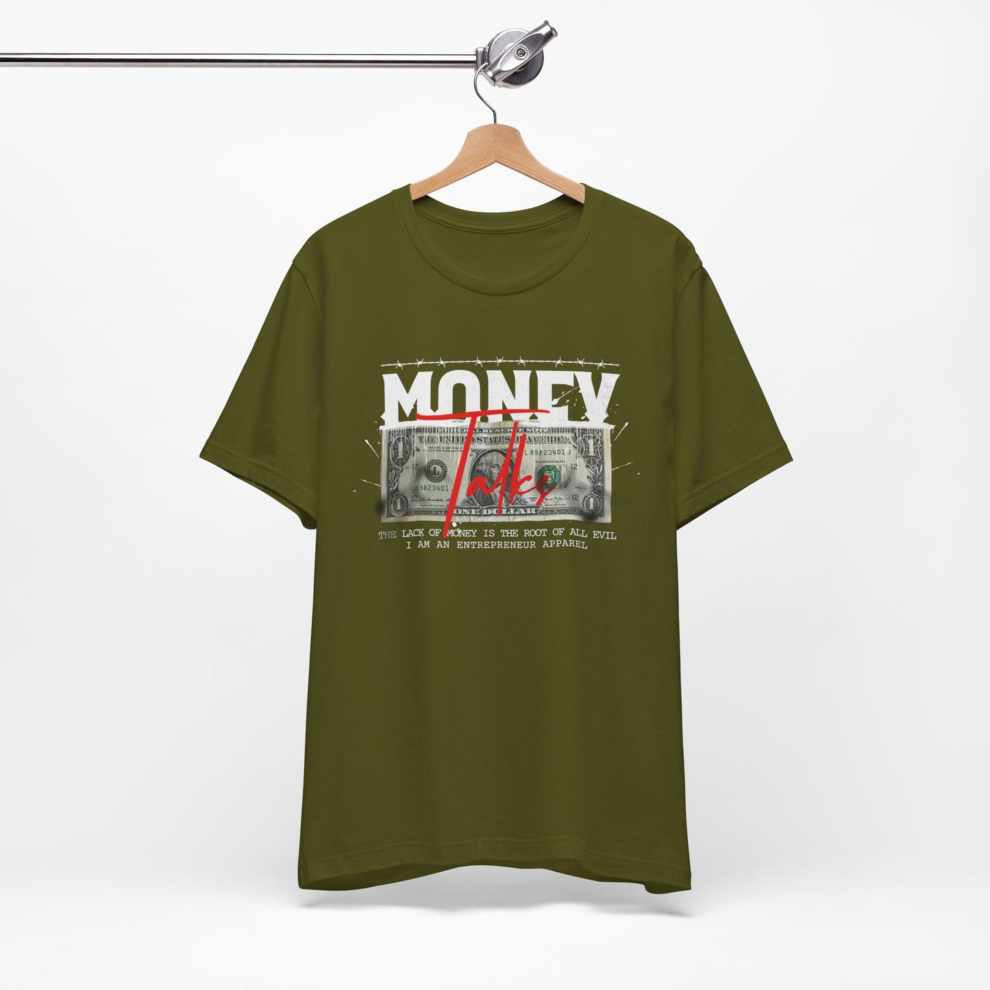 Money Talks Unisex Jersey Short Sleeve Tee (Summer)