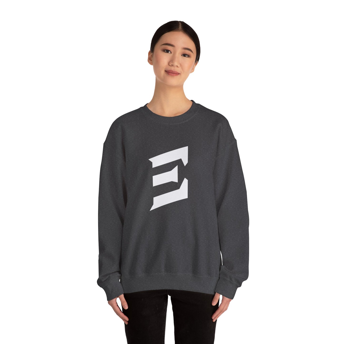 New E Logo Unisex Heavy Blend™ Crewneck Sweatshirt