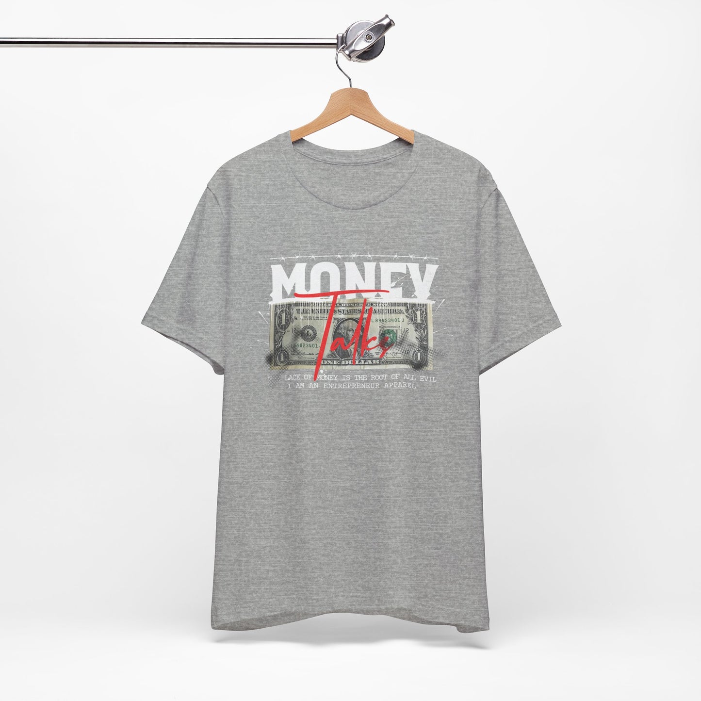 Money Talks Unisex Jersey Short Sleeve Tee (Summer)