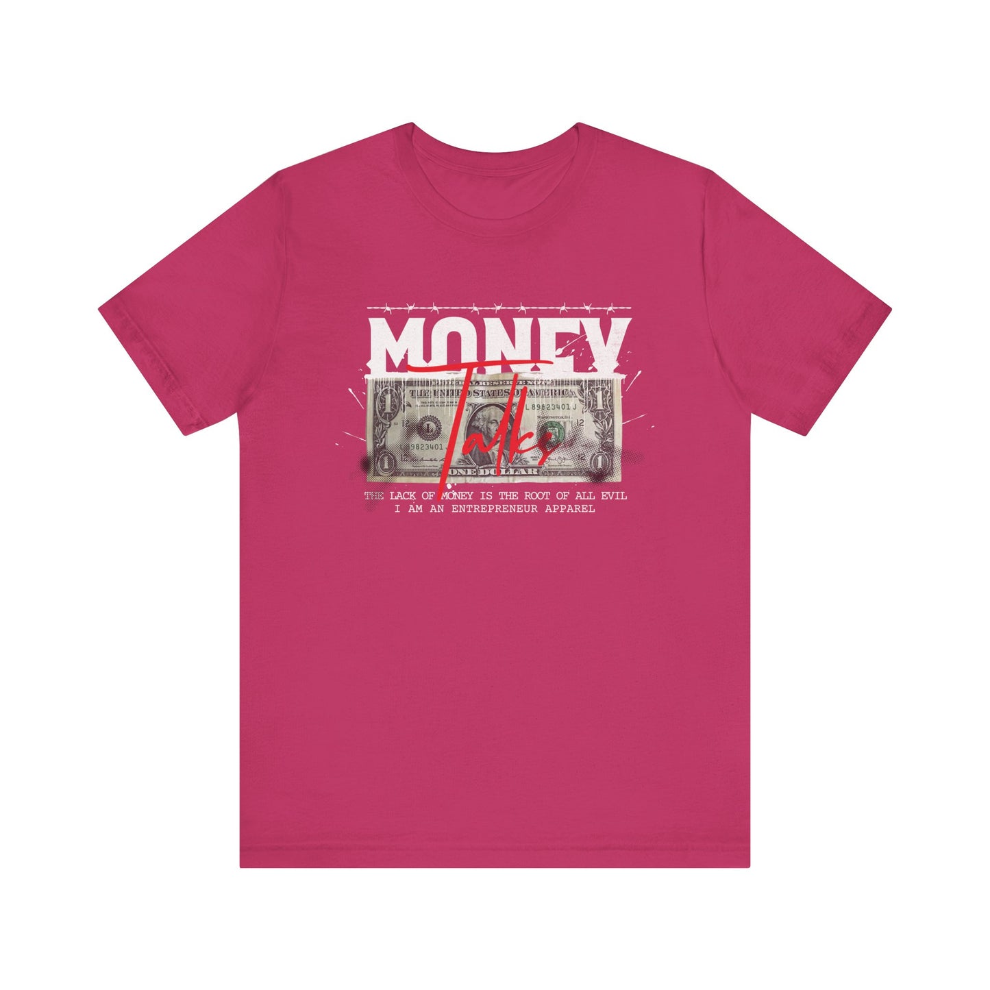Money Talks Unisex Jersey Short Sleeve Tee (Summer)