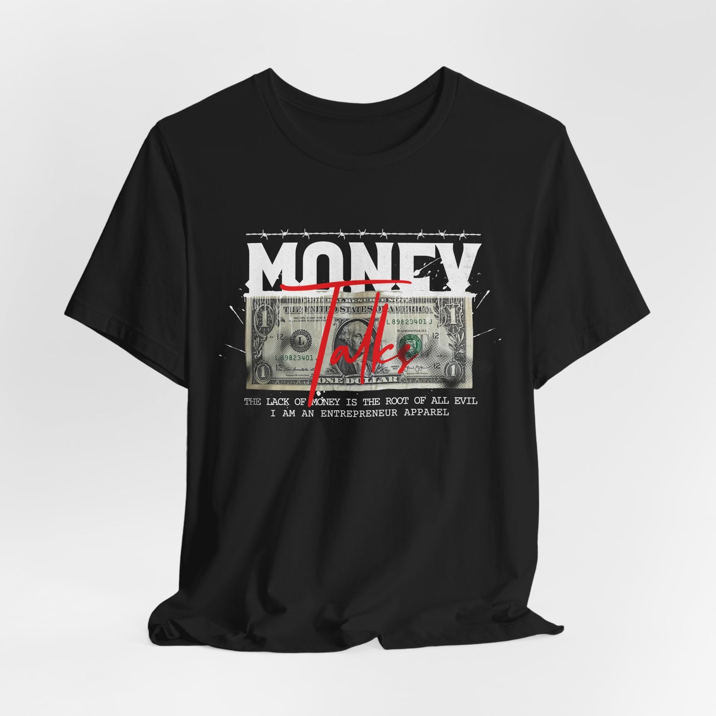 Money Talks Unisex Jersey Short Sleeve Tee (Summer)