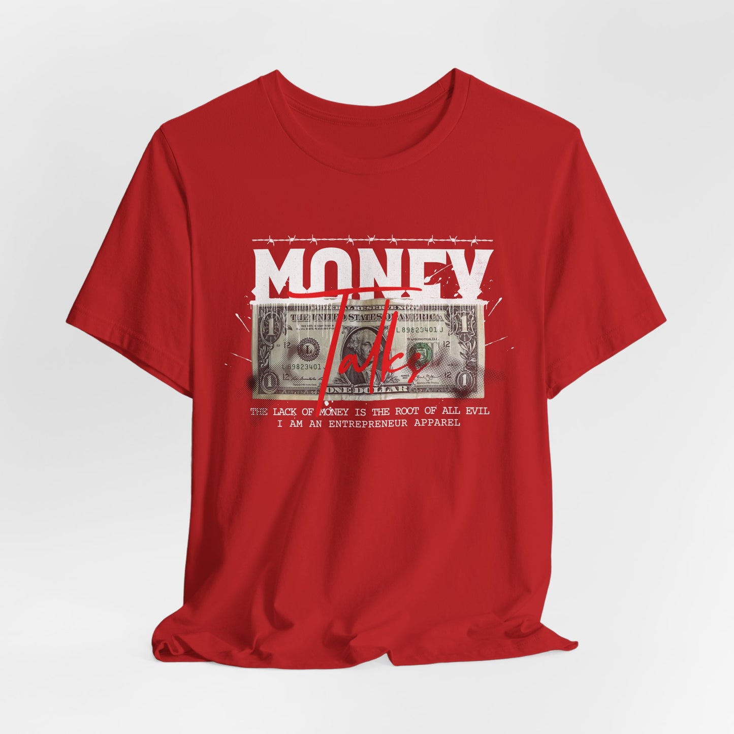 Money Talks Unisex Jersey Short Sleeve Tee (Summer)