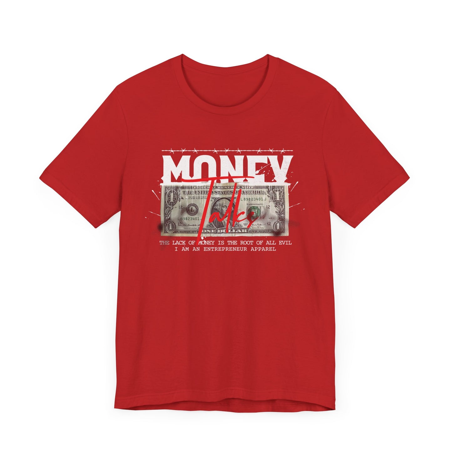Money Talks Unisex Jersey Short Sleeve Tee (Summer)
