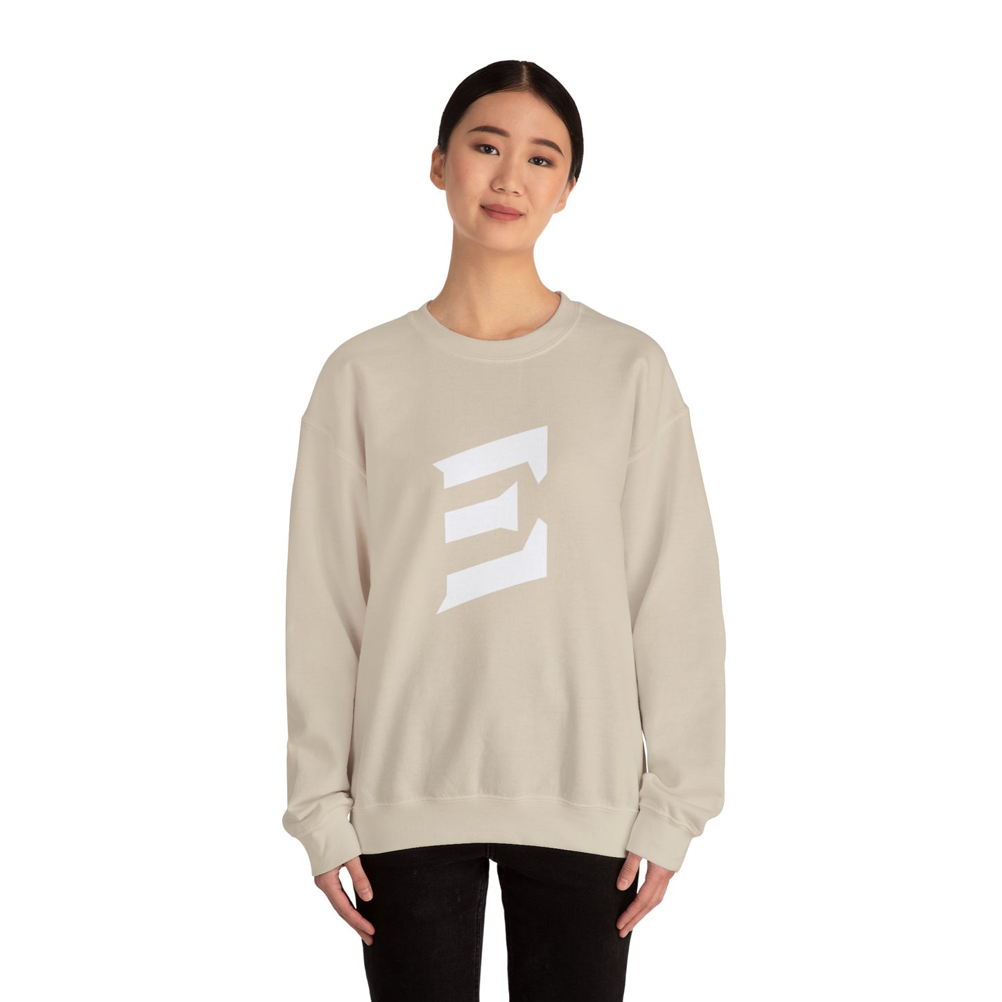 New E Logo Unisex Heavy Blend™ Crewneck Sweatshirt