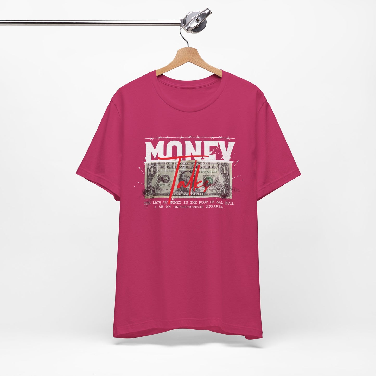 Money Talks Unisex Jersey Short Sleeve Tee (Summer)