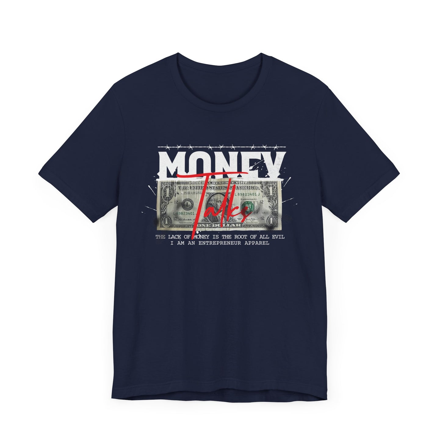 Money Talks Unisex Jersey Short Sleeve Tee (Summer)