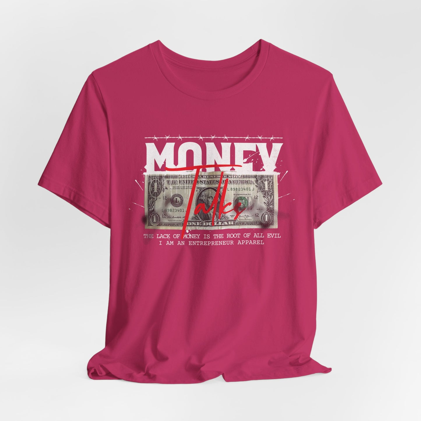 Money Talks Unisex Jersey Short Sleeve Tee (Summer)