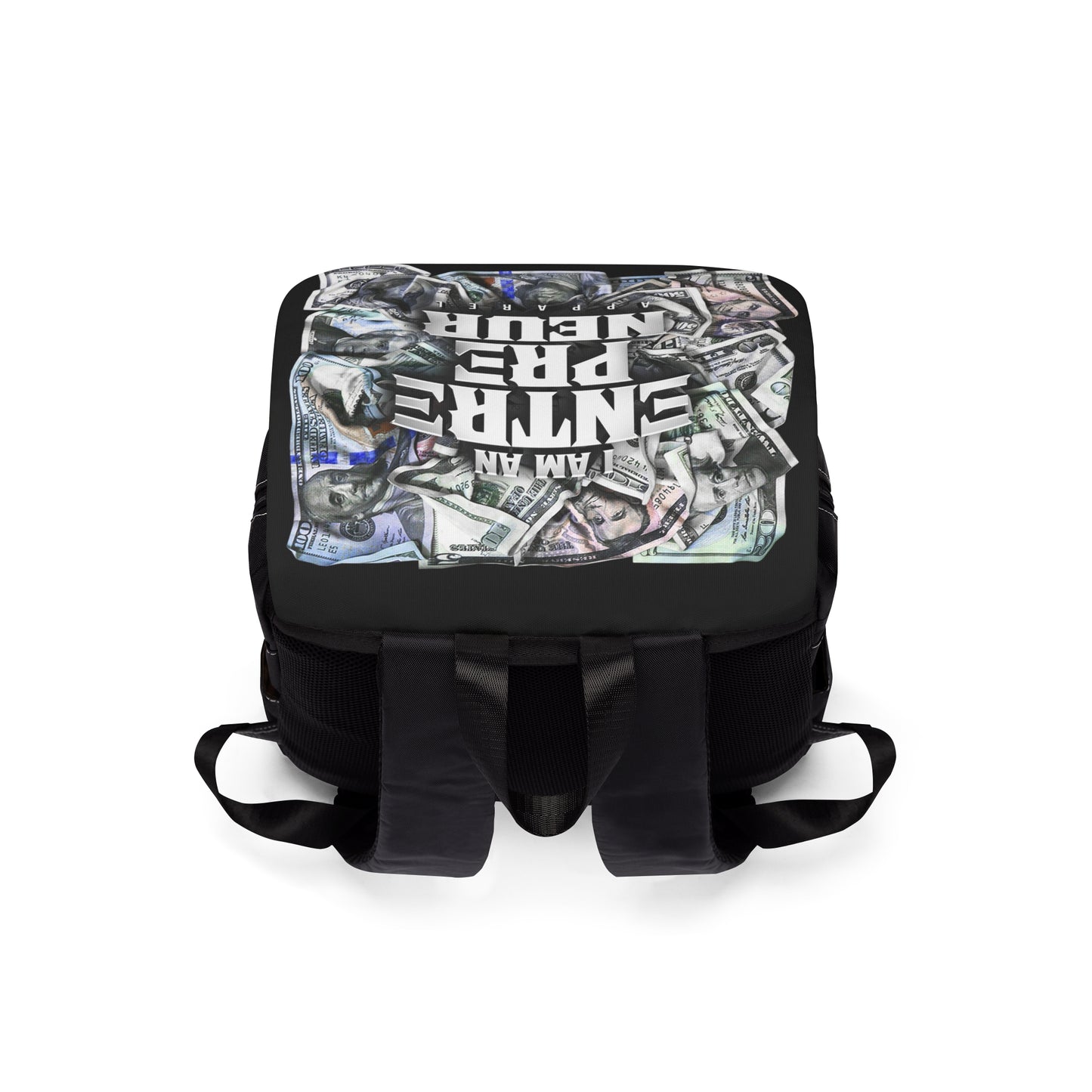 Entrepreneur Money Unisex Casual Shoulder Backpack