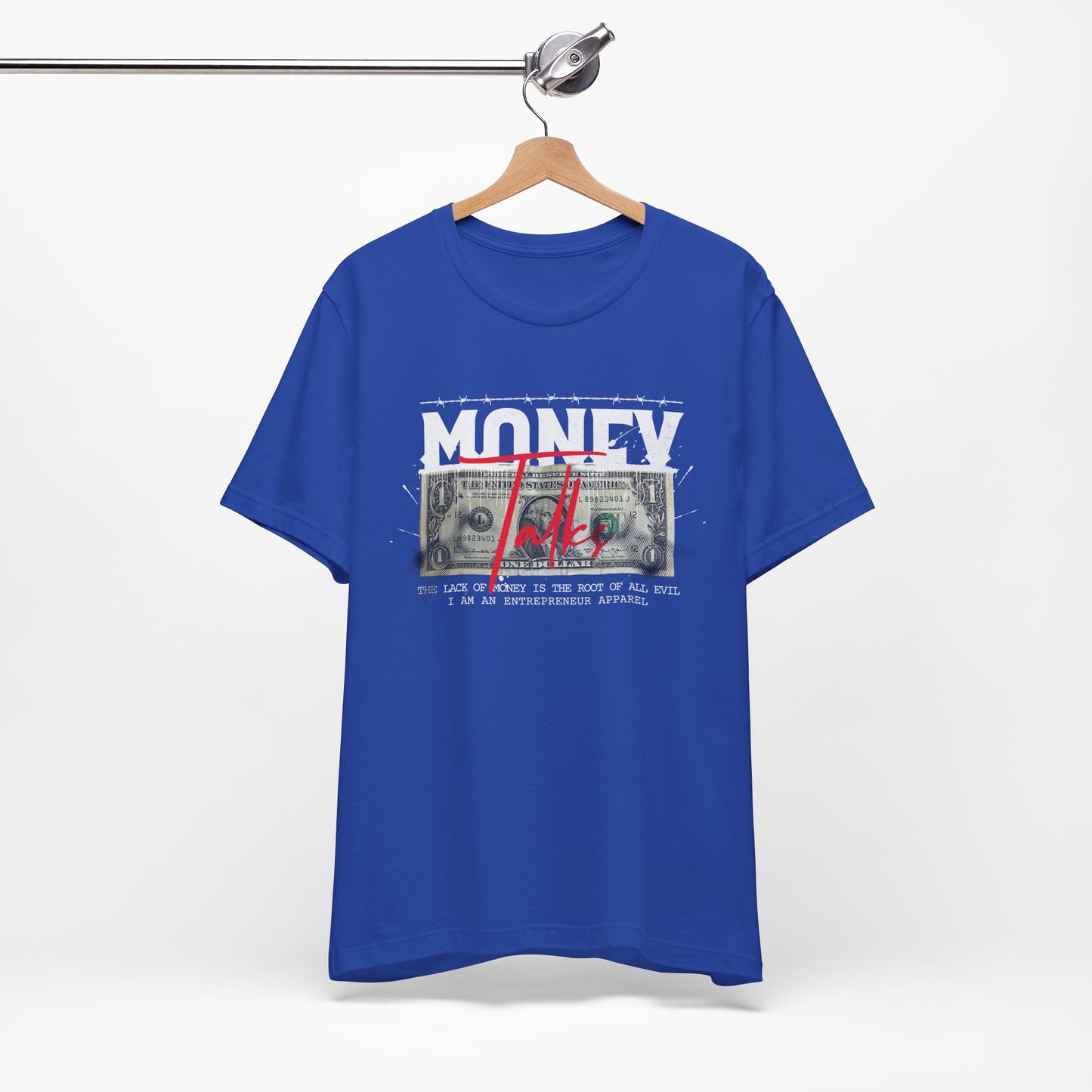 Money Talks Unisex Jersey Short Sleeve Tee (Summer)