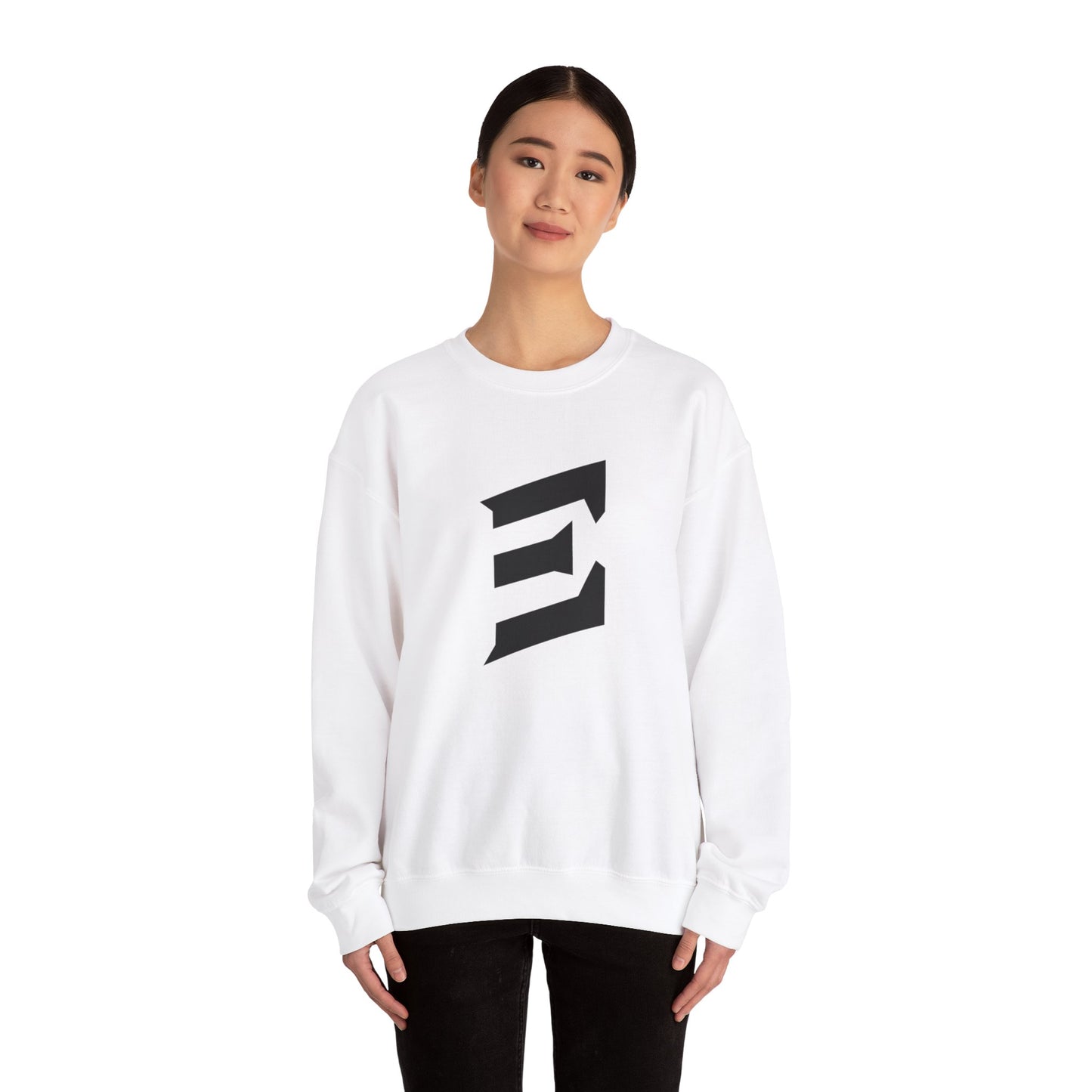 New E Logo Unisex Heavy Blend™ Crewneck Sweatshirt