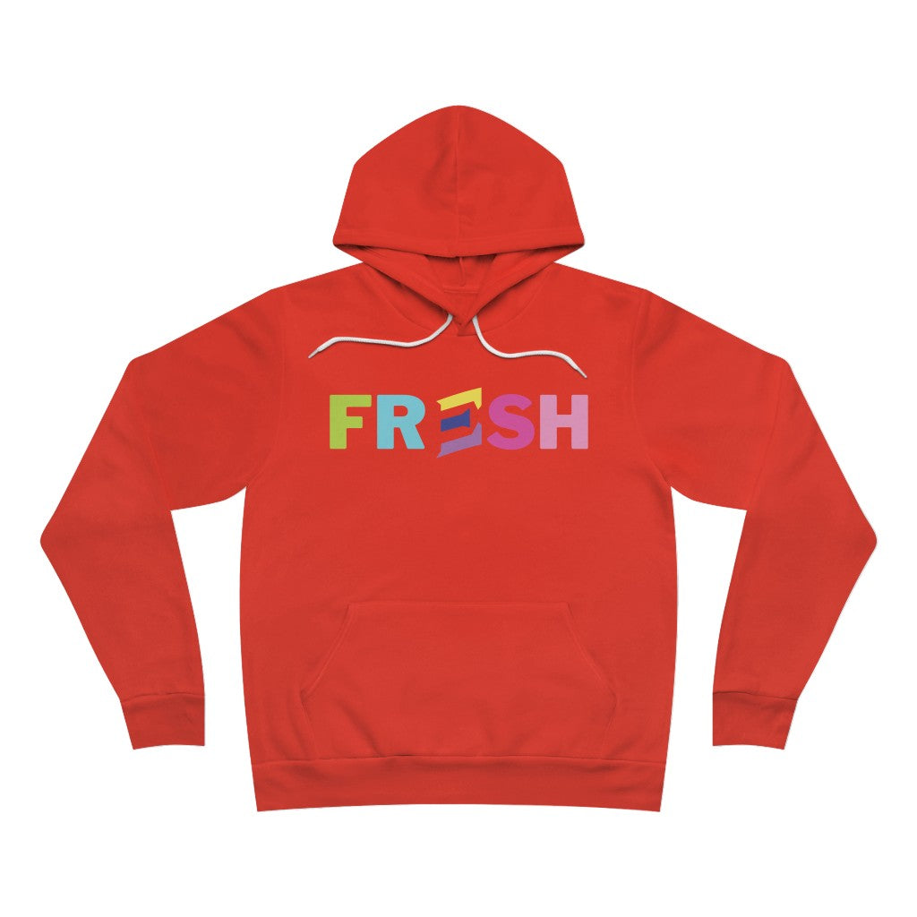 Fresh Color Unisex Sponge Fleece Pullover Hoodie