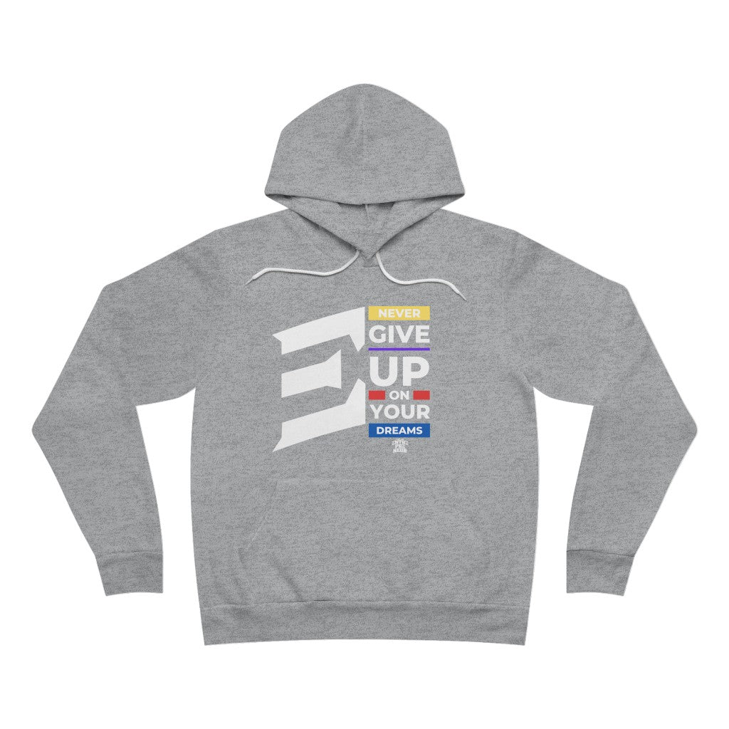 Never Give Up Unisex Sponge Fleece Pullover Hoodie