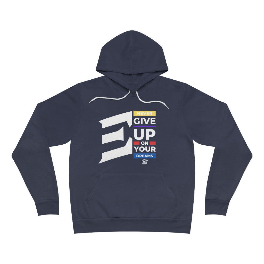 Never Give Up Unisex Sponge Fleece Pullover Hoodie