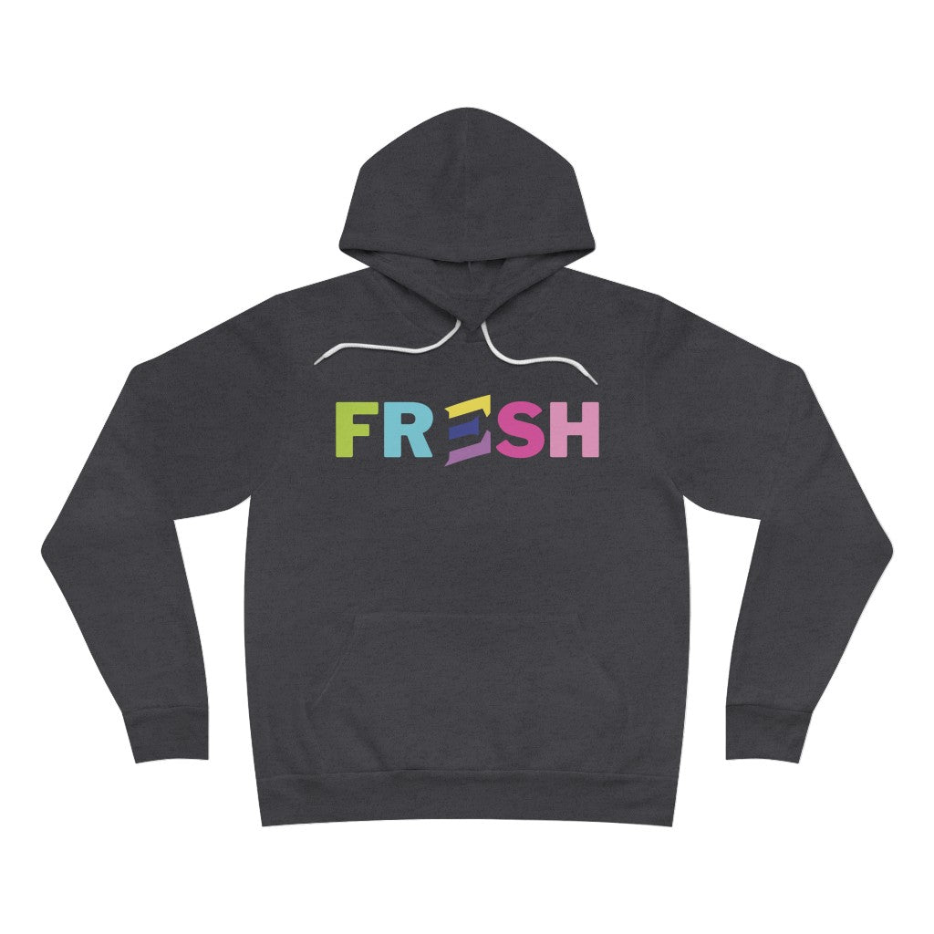 Fresh Color Unisex Sponge Fleece Pullover Hoodie