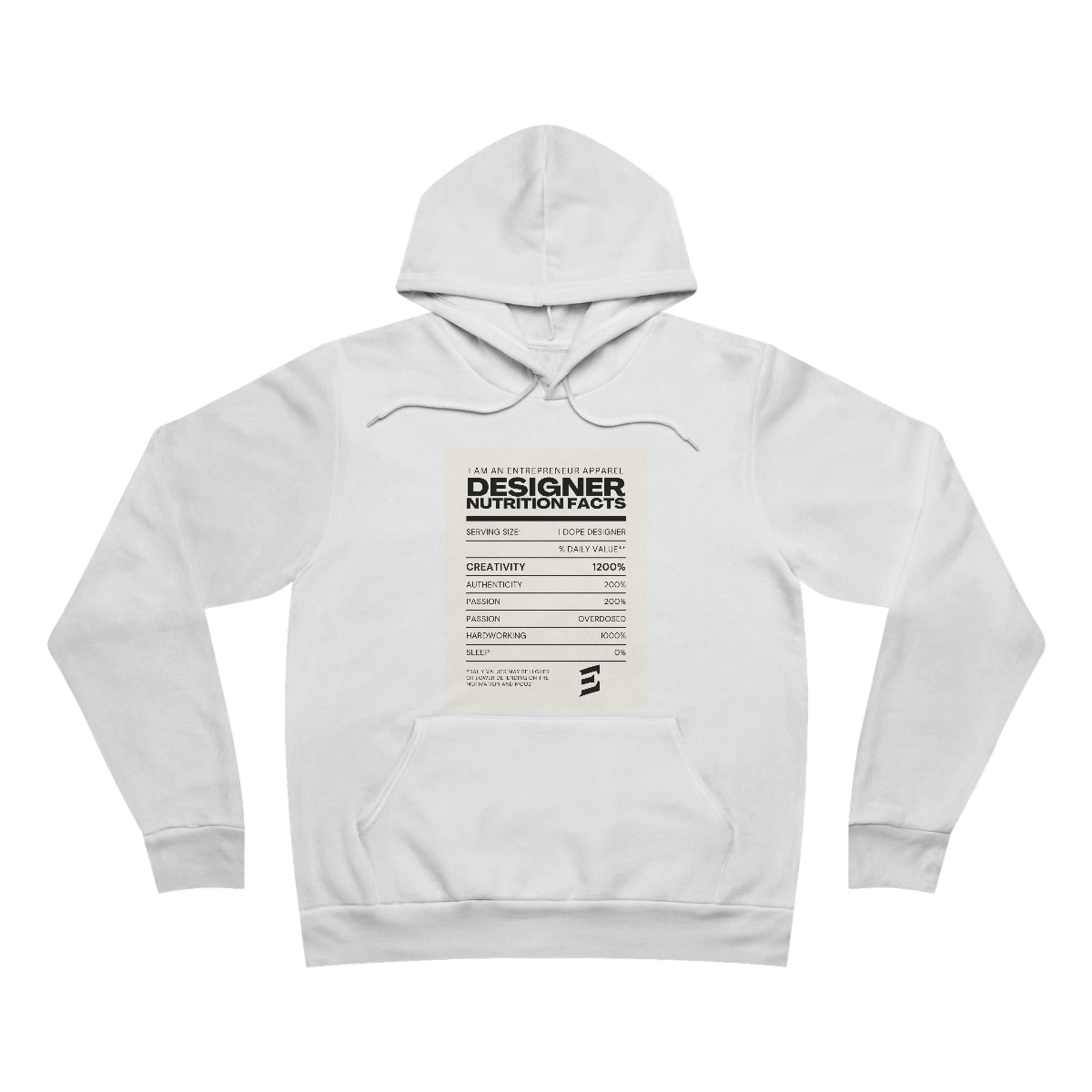 Entrepreneur Nutrition Unisex Sponge Fleece Pullover Hoodie