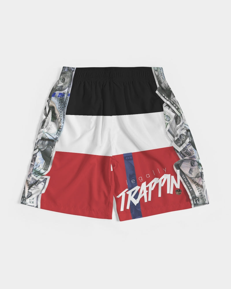 Legally Trappin Red/Black/White Jogger Shorts (Summer)