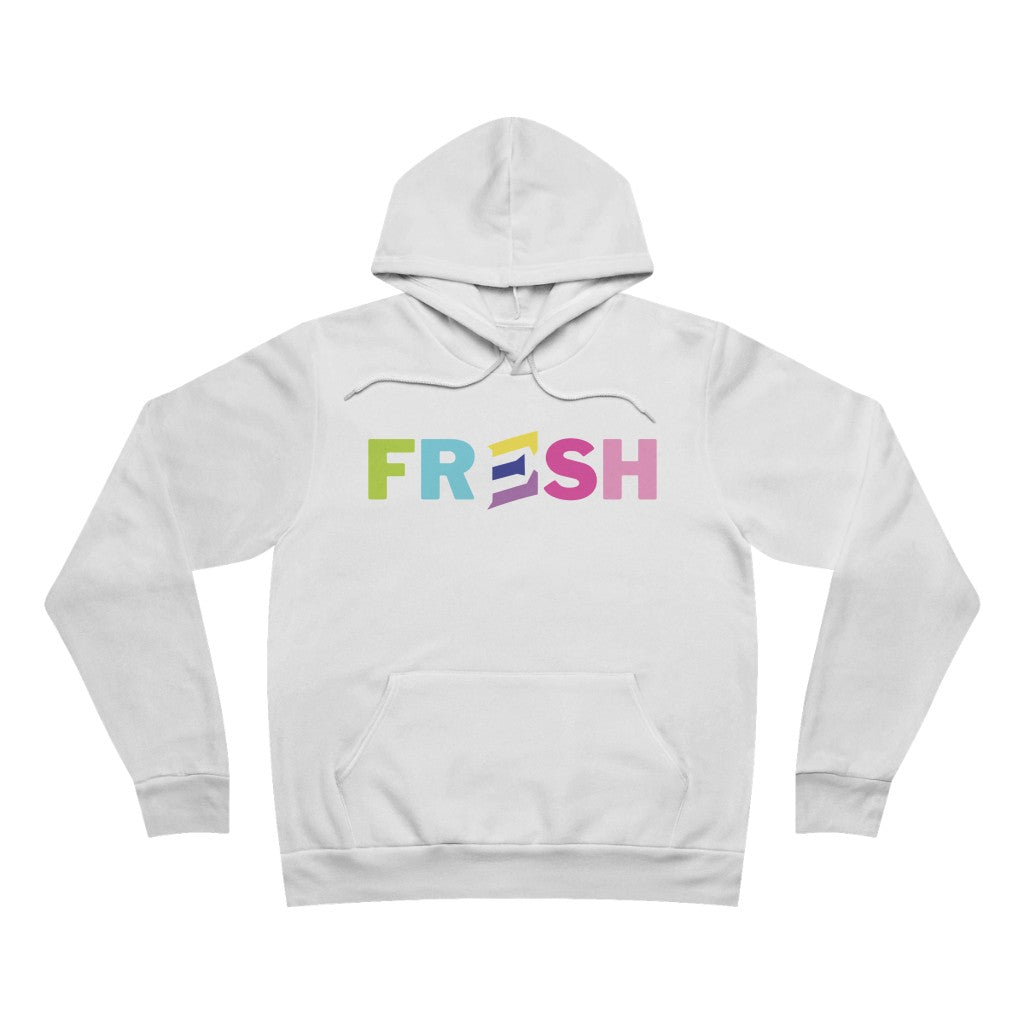 Fresh Color Unisex Sponge Fleece Pullover Hoodie