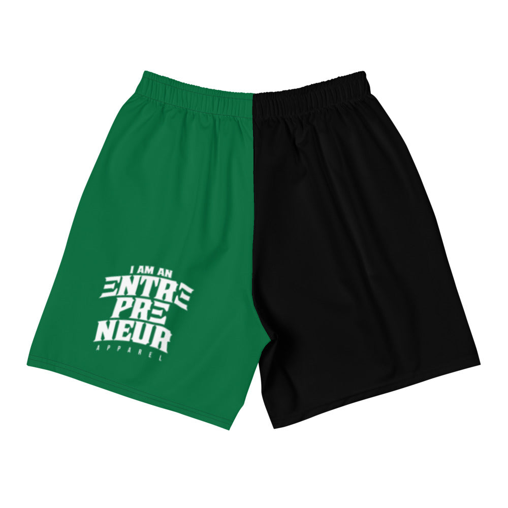 Entrepreneur Green/BVBlack/White Athletic Long Shorts (Summer)