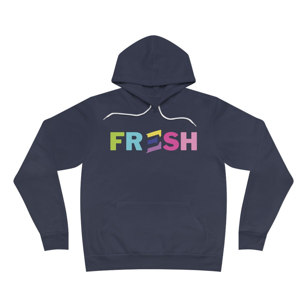Fresh Color Unisex Sponge Fleece Pullover Hoodie