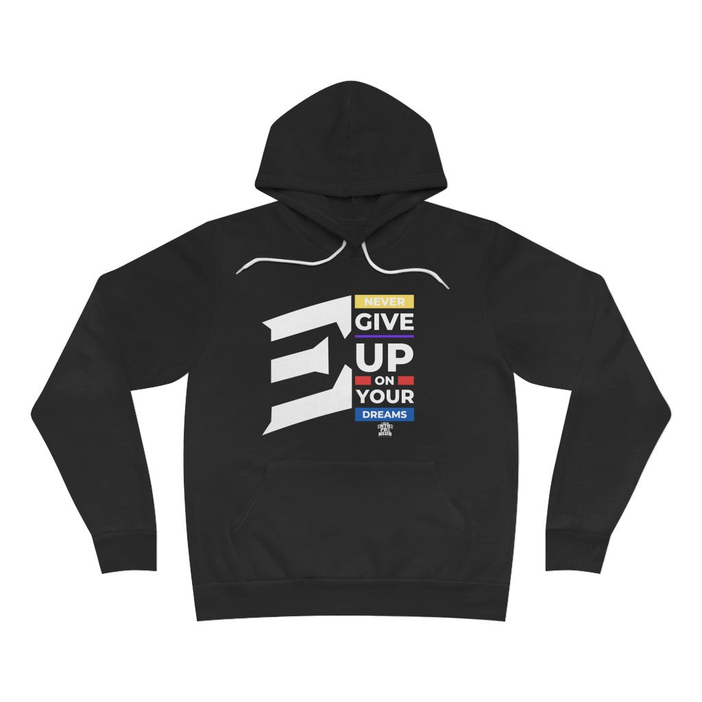 Never Give Up Unisex Sponge Fleece Pullover Hoodie