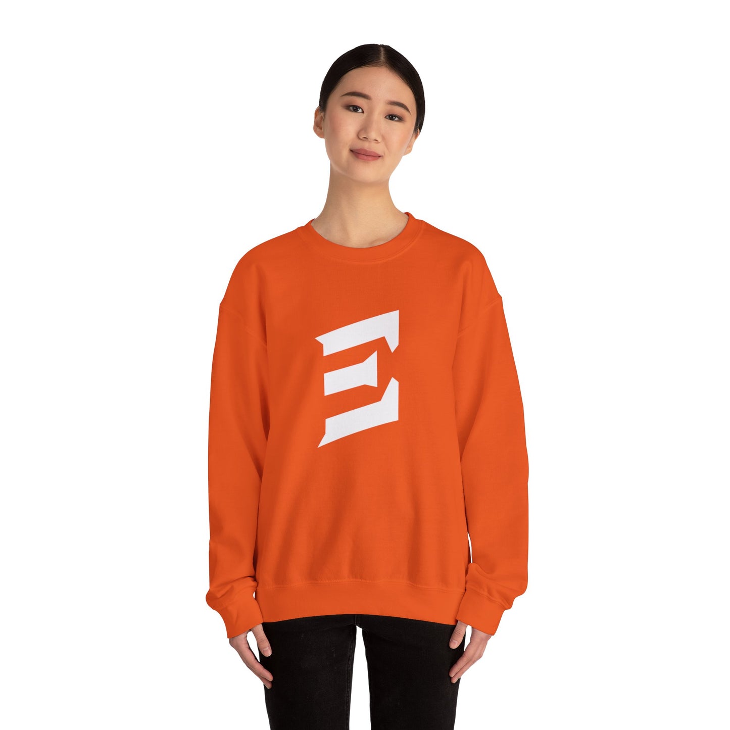 New E Logo Unisex Heavy Blend™ Crewneck Sweatshirt