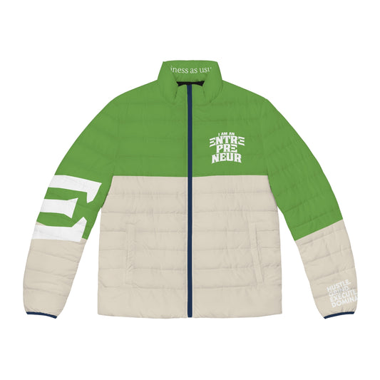 Entrepreneur Green Puffer Jacket (Fall Collection)