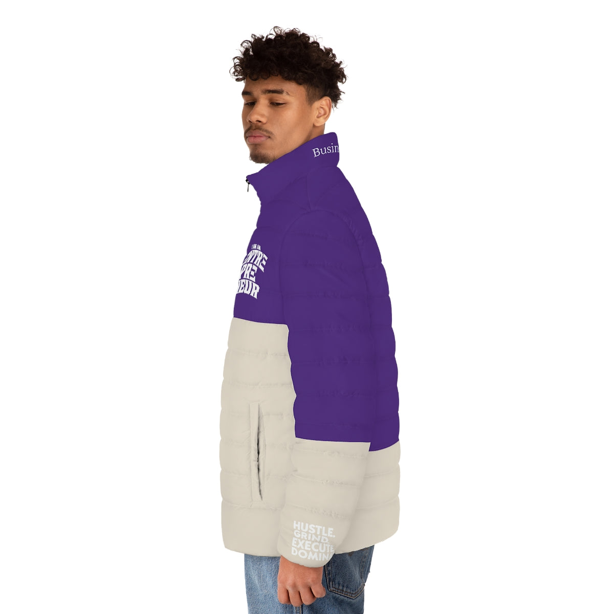 Entrepreneur Purple Puffer Jacket (Fall Collection)