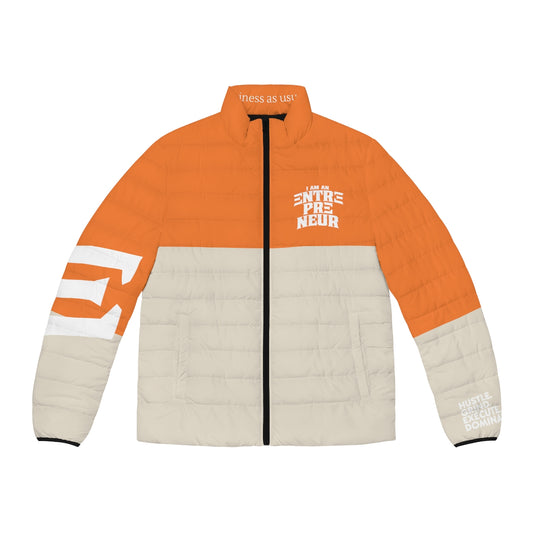 Entrepreneur Orange Puffer Jacket (Fall Collection)