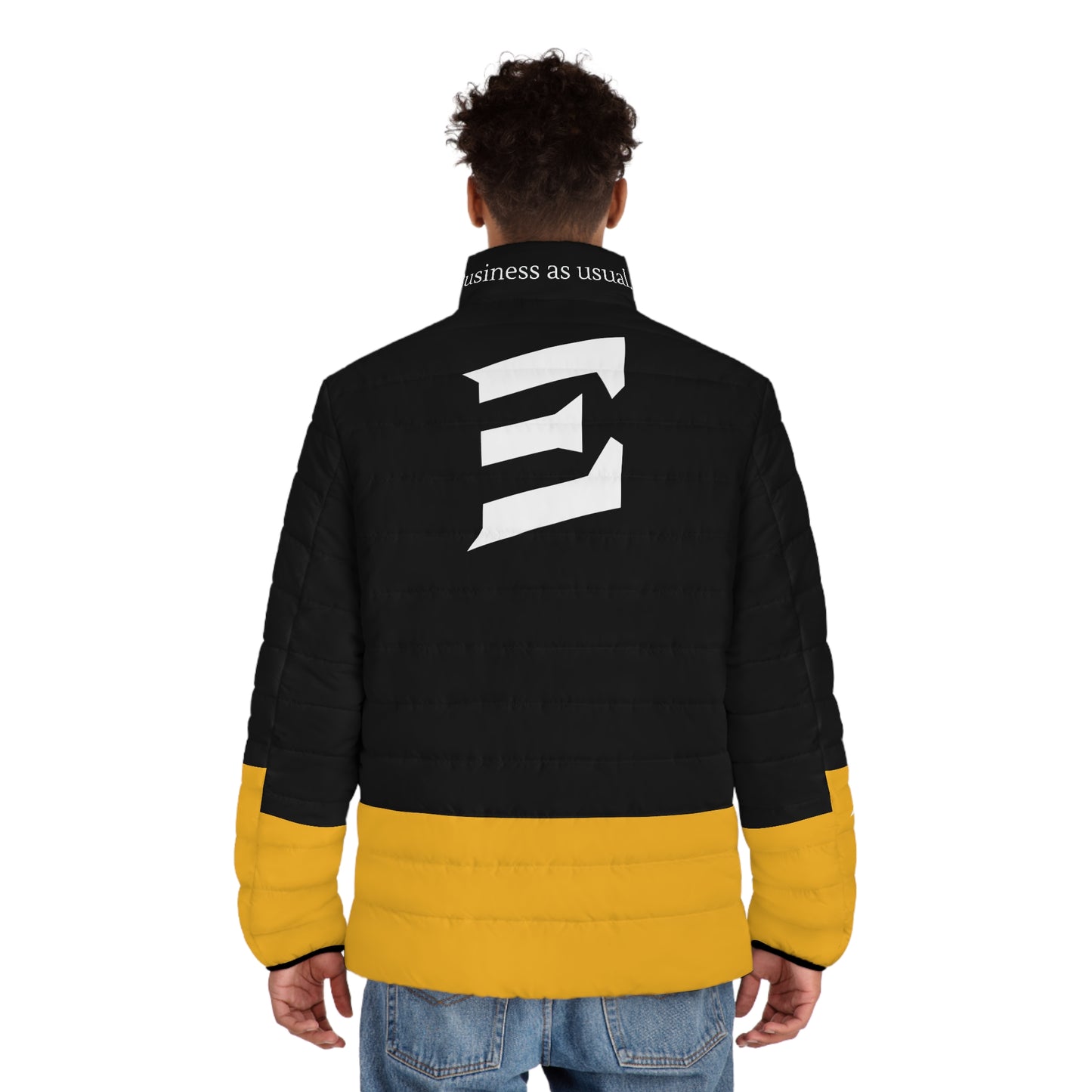 Entrepreneur Black/Gold Puffer Jacket (Fall Collection)